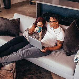 couple on couch